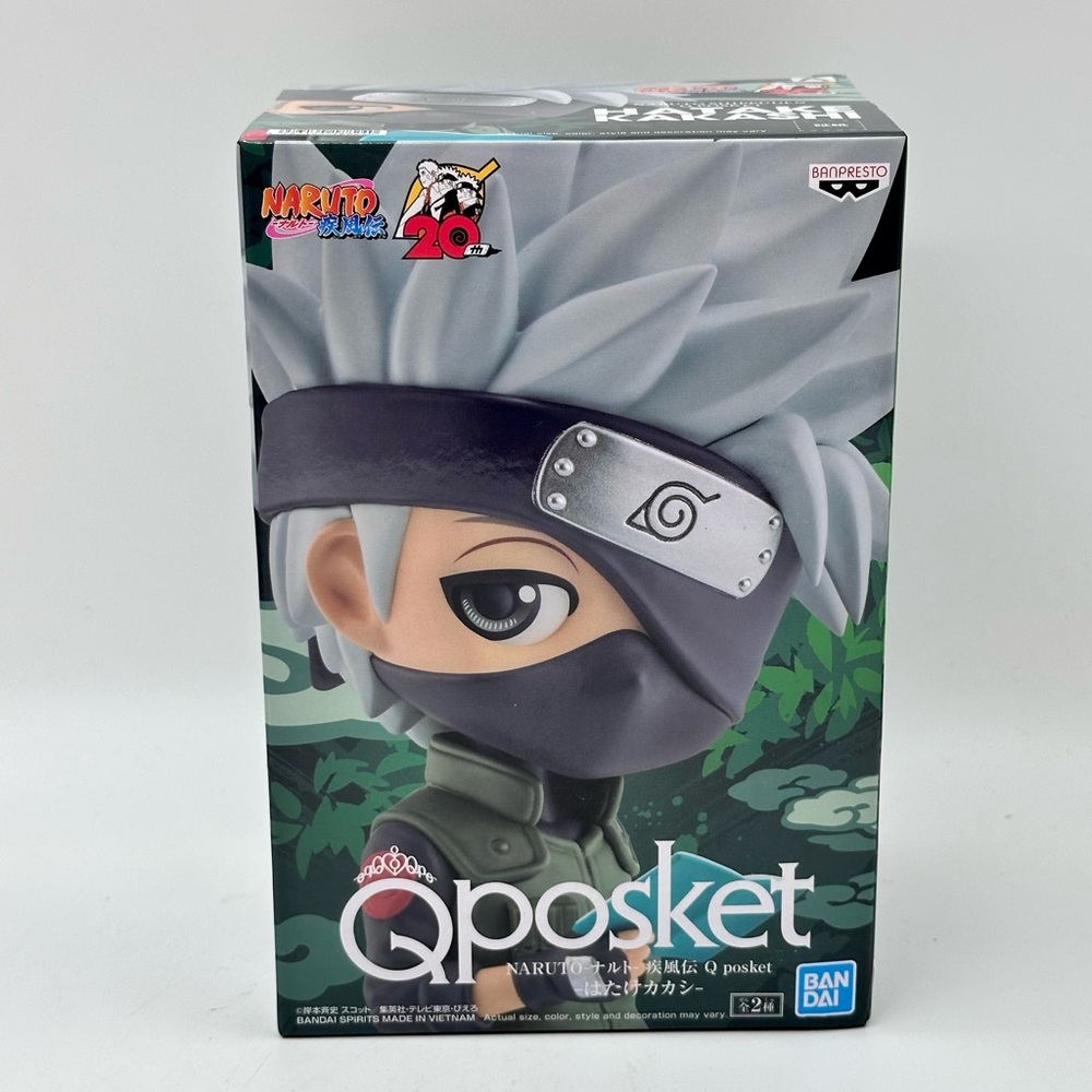 Banpresto Naruto Shippuden Q posket - Hatake Kakashi (ver.A) Anime Figurine